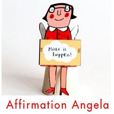 Affirmation Angela DIY 3D angel