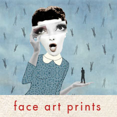 high quality face art prints from my face a day project
