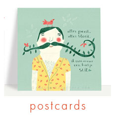 Red Cheeks Factory postcards