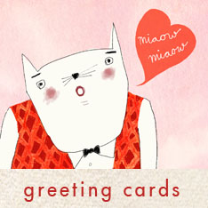 Red Cheeks Factory greeting cards 