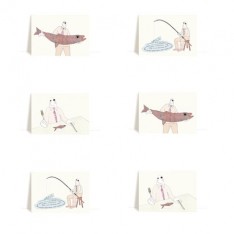 fishmen postcard set
