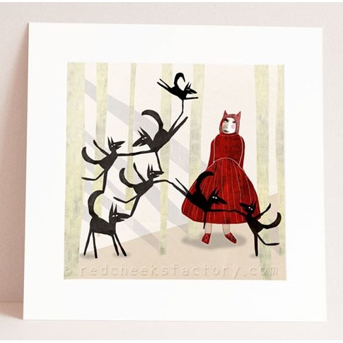 little red ridinghood and the seven wolves
