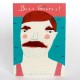 Moustache postcard set - buon giorno