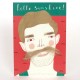 Moustache postcard set - hello sunshine
