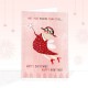 set of 4 christmas cards angel Milly