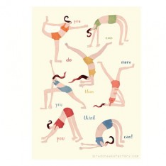 yoga mini poster - more than you think