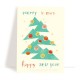 Set of 3 Christmas postcards Christmas tree