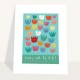 Happy tulips mini poster in PP
