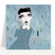 Face postcard set 2 - raining men