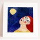 Crying to the moon giclee print