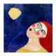 Crying to the moon giclee print Red Cheeks Factory